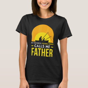 T-shirt Pêcheur Buddy M'appelle père Trip Fisher Friend F