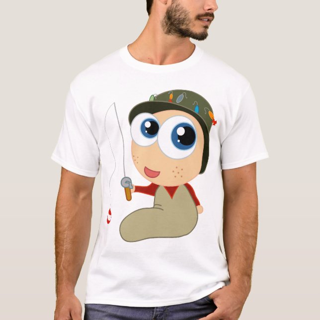 T-shirt Pêcheur de bébé (Devant)