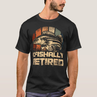 T-shirt Pêcheur de Doré Ofishally Retraité