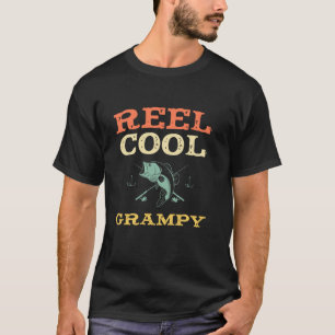 T-shirt Pêcheur de grand-papa super cool drôle vintage
