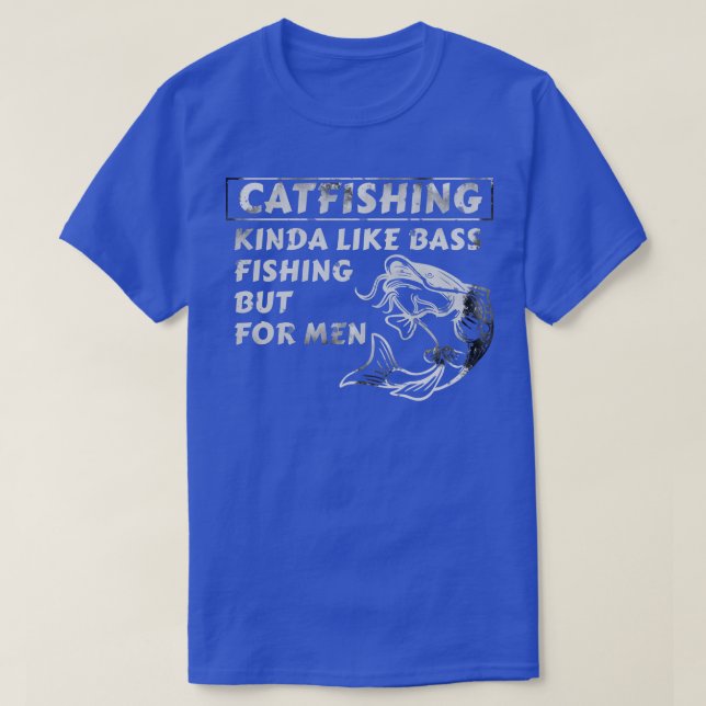 T-shirt Pêcheur de poisson catfish CatFishing 5 (Design devant)
