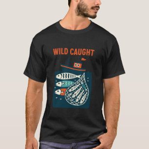 T-shirt Pêcheur de sardines sauvage capturé