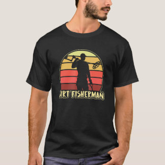 T-shirt Pêcheur de terre Détection de métal Pêche en terre