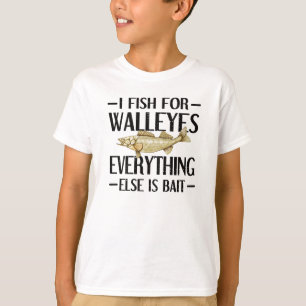 T-shirt Pêcheur de Walleye Pêcheur de Walleye
