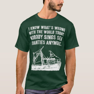 T-shirt Pêcheur D'Eau De Mer Cabanes Cadeaux Pour Sea Sha