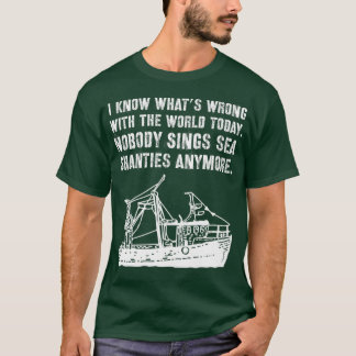 T-shirt Pêcheur D'Eau De Mer Cabanes Cadeaux Pour Sea Sha