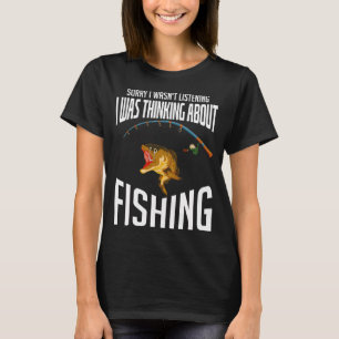 T-shirt Pêcheur drôle de pêche à la ligne Animal Poisson P