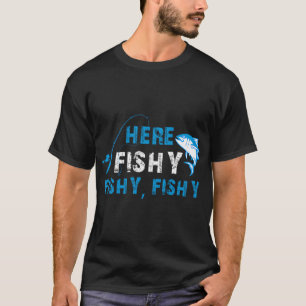 T-shirt Pêcheur Drôle IciPoissonPoissonPoisson Pêche