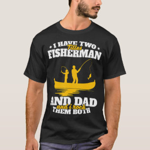 T-shirt Pêcheur Drôle Papa Vintage Fête Des Pères Cadeau D