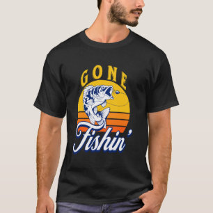 T-shirt Pêcheur Drôle Parti à la Pêche