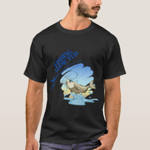 T-shirt Pêcheur Fanatique De Pêche Drôle La Vie Est Un Jeu