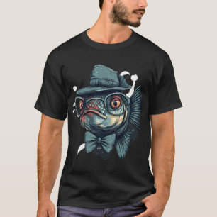 T-shirt Pêcheur fanatique de pêche drôle sarcastique retra