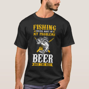 T-shirt Pêcheur Homme La pêche résout la plupart de mes pr