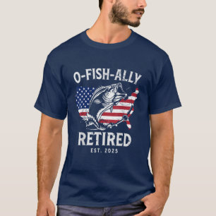 T-shirt Pêcheur Homme Retraite O-Poisson-lement Retraité 2