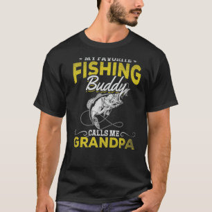 T-shirt Pêcheur I Mon Ami de Pêche Préféré M'appelle Papi