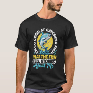 T-shirt Pêcheur légendaire Citation drôle de grosse prise