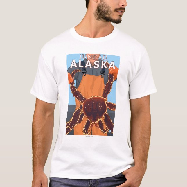 T-shirt Pêcheur limule - Juneau, Alaska (Devant)