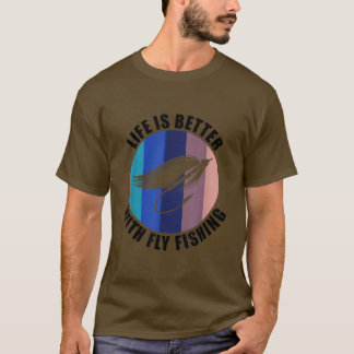 T-shirt Pêcheur Pêcheur À La Pêche À La Pêche À La Volée