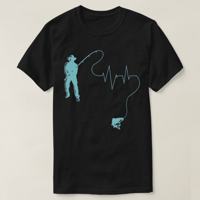 T-shirt Pêcheur Pêcheur Poisson Spearing (Design devant)