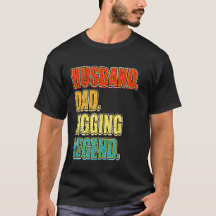 T-shirt Pêcheur vintage Mari Papa Légende du Jigging Père