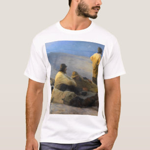 T-shirt Pêcheurs à Skagen Beach par Peder Severin Kroyer