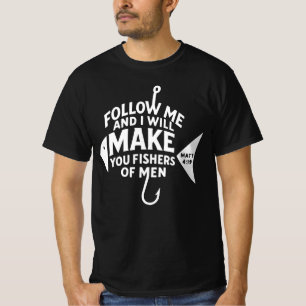 T-shirt "Pêcheurs d'hommes" Matthieu 4:19 Verset de la Bib