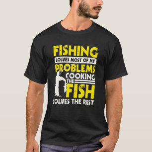 T-shirt Pêcheurs Et Cuisinier Orthographe Conception Poiss