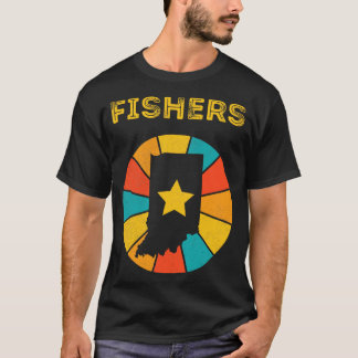 T-shirt Pêcheurs Indiana Vintage Souvenir dénudé 1
