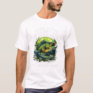 T-shirt Pêcheurs Même Un Poisson Ne Le Ferait Pas