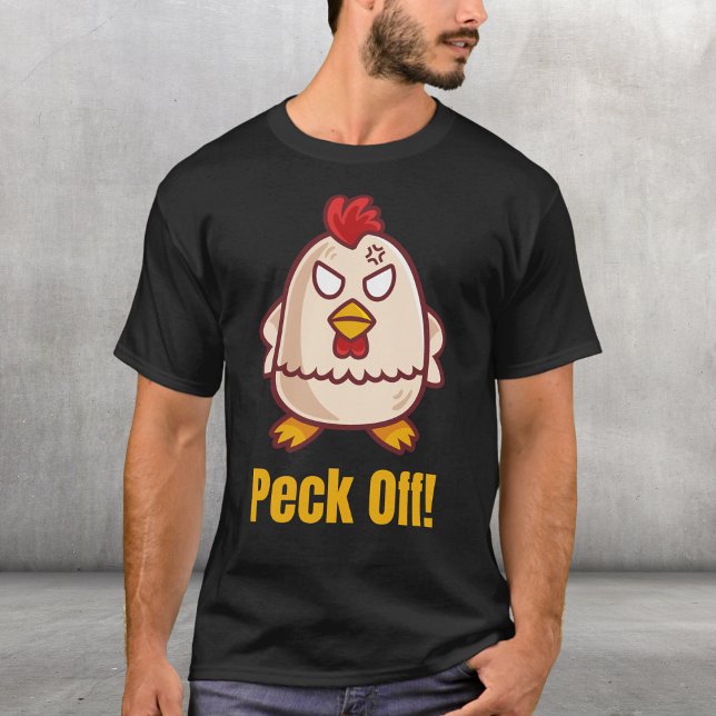 T-shirt Peck Off ! (Créateur téléchargé)