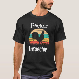 T-shirt Pecker Inspecteur Rooster Et Retro Sun