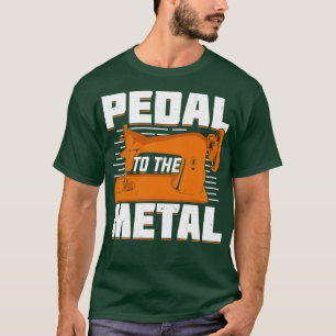 T-shirt Pédale À La Machine À Coudre Métal Dons