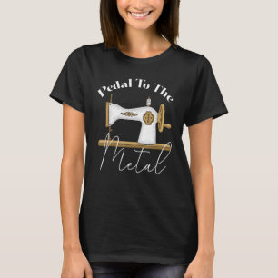 T-shirt Pédale À Métal Quilting Femmes Hommes Coudre Mach