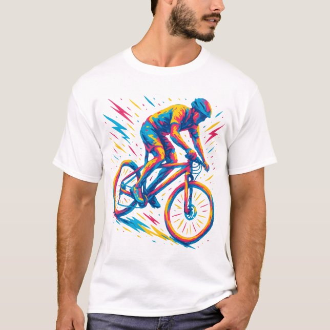 T-shirt Pédale burst (Devant)
