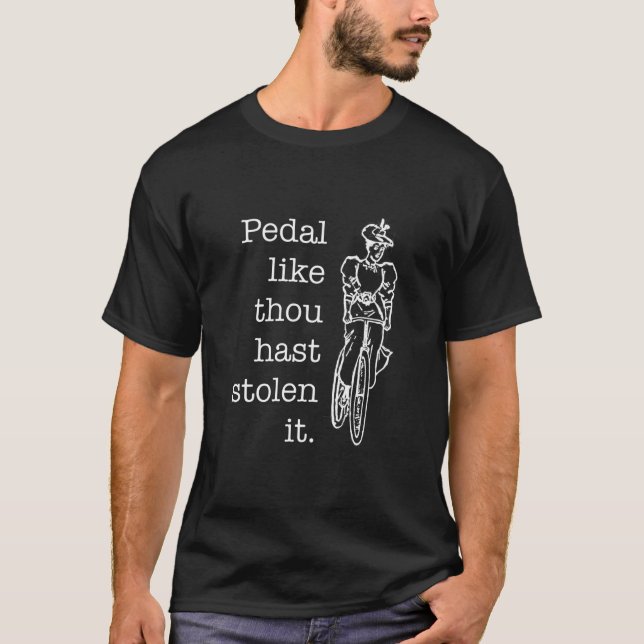 T-shirt Pédale Comme Tu L'As Volé - Tu L'As Volé (Devant)