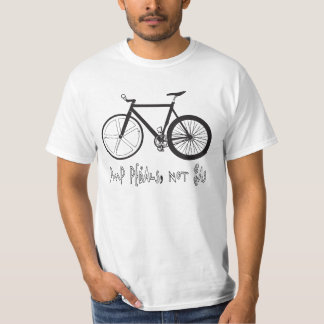 T-SHIRT PÉDALES DE POMPE, PAS GAZ