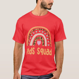 T-shirt Pediatricien Rainbow Peds Squad Infirmière pédiatr