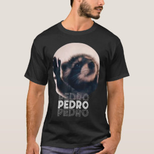 T-shirt Pedro Racoon Danse Populaire Mème Internet Mapache