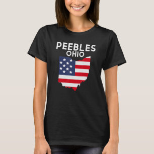 T-shirt Peebles Ohio USA State America Travel Ohioan