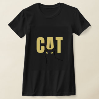 T-shirt Peekaboo Chat - Whimsical Wordplay