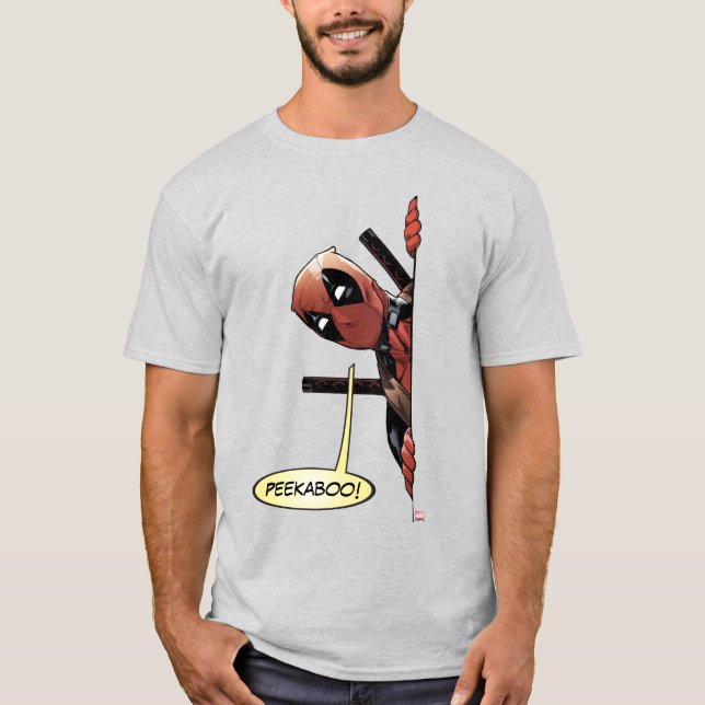T-shirt Peekaboo Deadpool (Devant)
