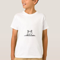 Peekaboo Rabbit Cartoon croquis classique