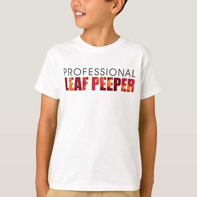 T-shirt Peeper Feuille professionnelle (Devant)