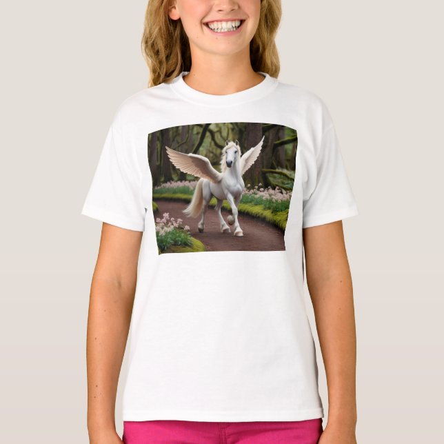 T-shirt Pegasus Filly sur Forest Walk (Devant)
