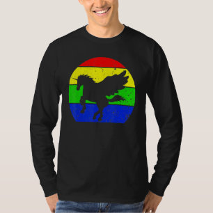 T-shirt Pegasus vintage Rétro Pegasus Animal Silhouette 80