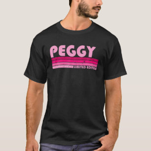 T-shirt PEGGY Nom Personnalisé Retro Vintage 80S 90S Birt