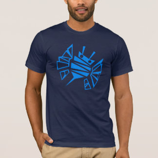 T-shirt Peigne bleu de l'abeille de Persephone