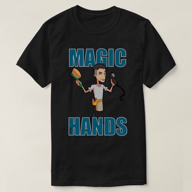 T-shirt Peigne en coiffure cadeau professionnel 1 (Design devant)
