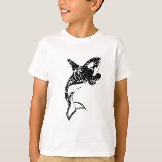 T-shirt Peignez l'art d'orque d'éclaboussure