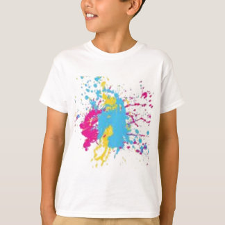 T-shirt peignez l'éclaboussure